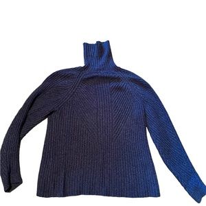Sundance Blue Cable Knit Turtle Neck Sweater Large